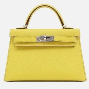 Yellow Designer Handbag
